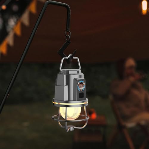 Image of Glaceon Outdoor Camping LED Lantern 1200mAH, Brightest Portable Outdoor Emergency Light, Waterproof Hiking Flashlights, Battery Operated Lights for Power Outages, Emergency Lights (GC-03)