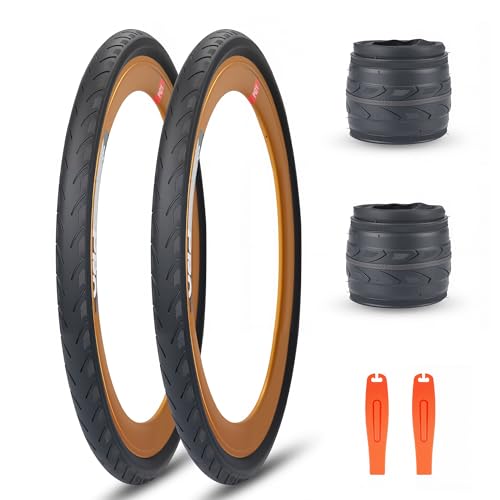 ZUKKA 20 x 1 3/8 inch Bike Tire 20 Inch Bike Tire Folding