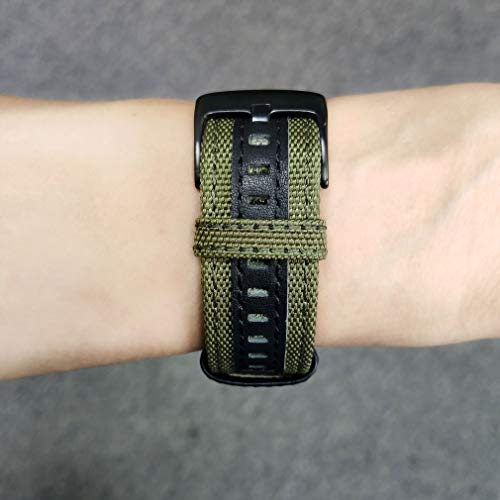 ▷ YOOSIDE Fenix 5/Fenix 6 - Correa de reloj de nailon de ajuste rá