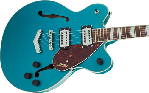 Gretsch G2622 Streamliner Double-Cut 6-String Electric Guitar With V-Stoptail, Broad'tron Bt-2S Pickups, And Laurel Fingerboard (Right-Handed, Ocean Turquoise) #TOP5