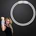 Premium White 8" Glow Bracelets (Pack of 100)
