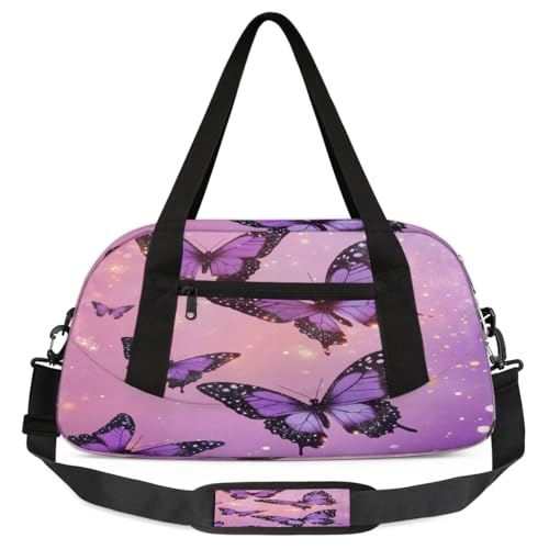 Bolsa de lona para niños, niñas, adolescentes, deportes, gimnasio, viajes, gimnasia, baile, ballet, multicolor