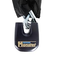Oxford Monster Thatcham - Motorrad-Bremsscheibenschloss - Schwarz – Ansicht 2