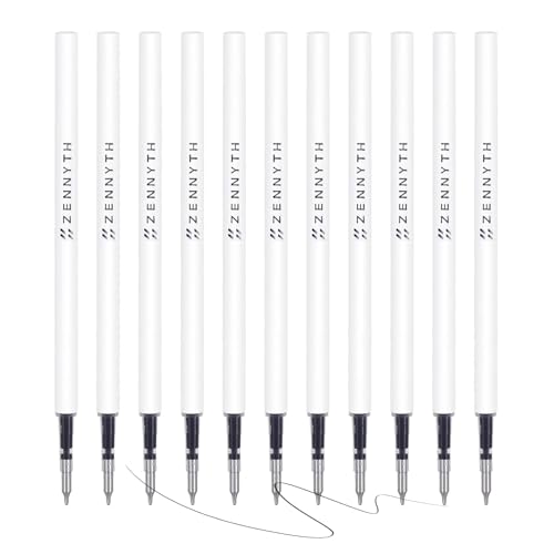 MengRan 4.3'' Gel Ink Pen Refills for Click Pens, 0.5mm Fine Point...
