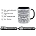 WAWJ® 350 ml Taza de café de cerámica Imagen de WAWJ® 350 ml Taza de café de cerámica