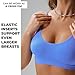 Matching Seamless Bralette and Thong Set for Women Soft Stretch No Show Lingerie, Wireless Matching Underwear, Everyday Set (Sky_Blue, M/L)