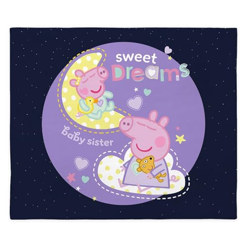 CafePress Peppa Pig: Sweet Dreams King Duvet Cover, Printed Comforter Cover, Unique Bedding