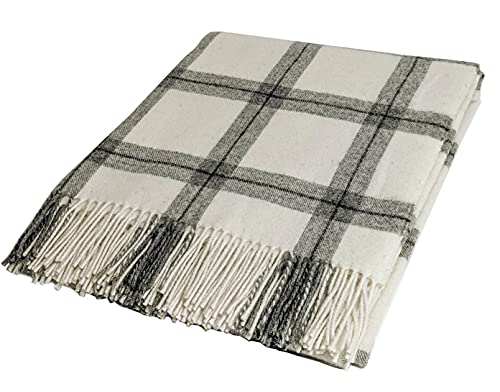 The Scottish Weaver 100% Shetland Wool Blankets (Raasay) #TOP1