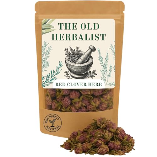 Red Clover Tea Loose 50 g Herbal Trifolium Pratense Infusion for Detox & Female Wellness 100% Natural Caffeine-Free Loose Leaf Tea by The Old Herbalist