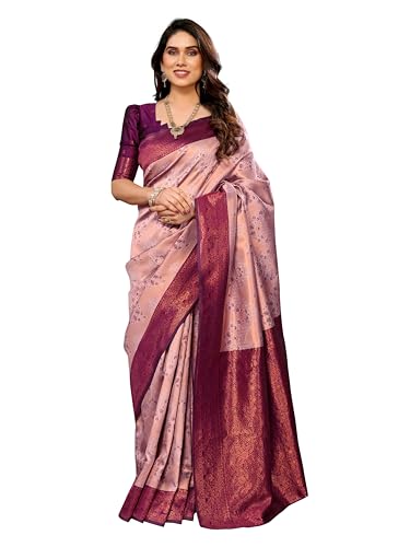 Image of Avantika Fashion Women's Kanjivaram Style Soft Silk Banarasi Sarees With Blouse Piece For Women