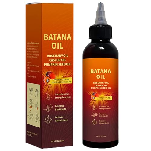 Natural Batana Hair Revival Formul, 4-in-1 Liquid Batana Oil, Batana Oil for Hair, Rosemary Oil for Hair, for Men and Women, Prevents Dry Hair & Hair Loss for All Hair Types (1PCS)
