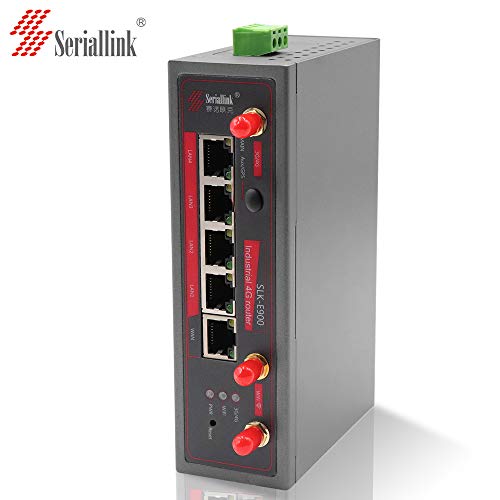 Seriallink SLK-E900 Industrial 4g Cellular Router,4G LTE Modem Supported AT&T Carrier