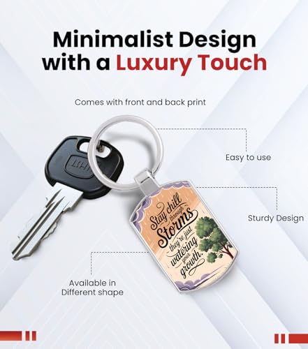 Image of Premium Printed Metal Keychain for Men & Women | High-Definition Artwork Print | Durable Key Ring for Car, Bike, Home & Office Keys | Stylish Decorative Key Holder Gift
