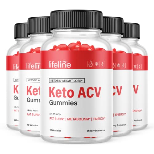 Ark Labs Lifeline Keto ACV Gummies, Lifeline Keto Gummies (5 Pack)