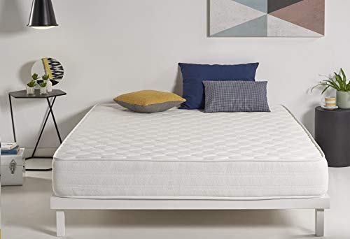 NATURALEX | Matelas Optisoft 140x190 Cm | Technologie Blue Latex Haute Densité + Système Multicouches HR | Mousse Viscoélastique Durabilité Supérieure | Meilleure Respirabilité | Ergonomique