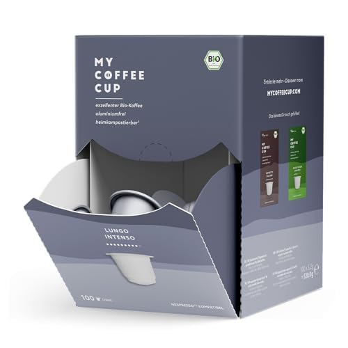 My Coffee Cup MEGA BOX LUNGO INTENSO BIO-Kaffee Kapseln 100 Stück