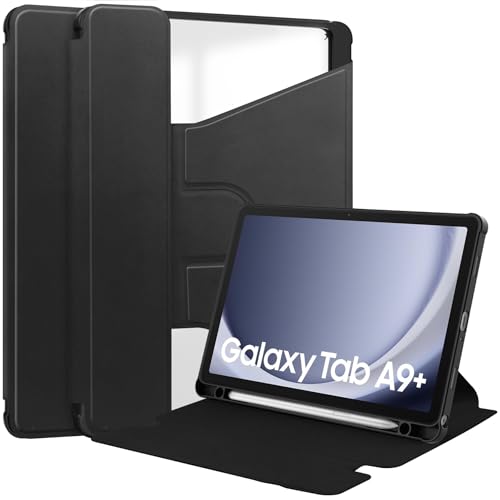 Coque Galaxy Tab A9 Plus 360 degrés avec porte-stylet pour SM-X210