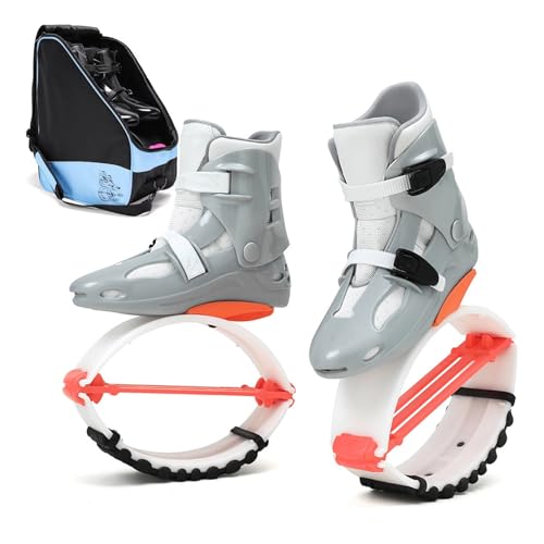 Jumps Botas Zapatillas De Fitness con Rebote For Interiores Y Exteriores, Talla 33-44 EU, Unisex, For Adultos, Antigravedad, con Bolsa De Almacenamiento(XL 39-41EU)