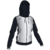 Fabricada en poliéster Joma Supernova Sudaderas, Mujer, Negro-Blanco, 2XS