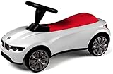 rutschauto bmw mini  BMW Sportliche Neuauflage Baby Racer III weiß/Himbeerrot komfortablem Softsitz Hupe