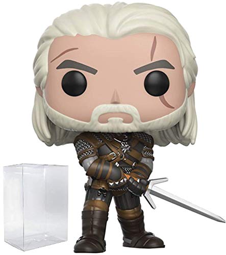 Funko Pop! Games: The Witcher - Geralt Vinyl Figure (Includes Compatible Pop Box Protector Case)