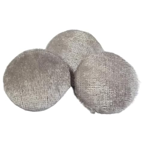 Handmade Silver Crushed Velvet Buttons Pack Cover