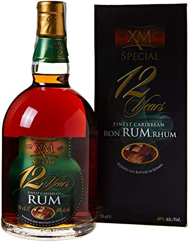 Xm Special 12 Years Old Finest Caribbean Rum 40% Vol. 0,7L In Giftbox