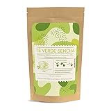 ✔️SOBRE KRAFT: Las hojas de Té Verde vienen protegidas en una bolsa ecológica de papel Kraft que mantiene el sabor y las propiedades intactas.