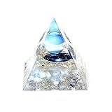 SEVNPRIME Handmade Constellation Crystal Pyramid Unique Positive Energy Orgonite Pyramid Decoration Capricornus Opal Crystal Pyramid Ornaments for Office/Living Room/Bedroom/Yoga(Capricornus)