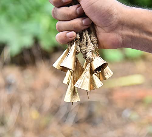 Pack-of-10-Small-Indian-Tin-Bells–Handcrafted-Christmas-Tree-Decorations-Jingle-Bells-for-Crafting-Rustic-Home-Decor-Vintage-Christmas-Ornaments-Witch-Bells-Farmhouse-Boho-Decor Pack of 10 Small Indian Tin Bells–Handcrafted Christmas Tree Decorations Jingle Bells for Crafting Rustic Home Decor Vintage Christmas Ornaments Witch Bells Farmhouse Boho Decor