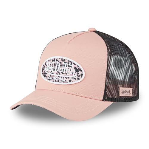 Von Dutch Casquette Homme & Femme Ajustable, Casquette Trucker Leopard TU