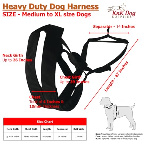 Knk Dog Supplies 14874176 Big Dog Harness Padded Strong Sturdy Weight Pulling Harness Vest Large Dogs Training Quick Walking Keep Your Dog Amused And In Great Shape thumb #1