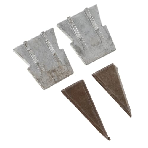 Lurrose 4pièces Cales De Manche pour Marteau Forme De Cône Renforçant La Poignée Accessoires Installation pour Outillage Menuiserie Et Réparation