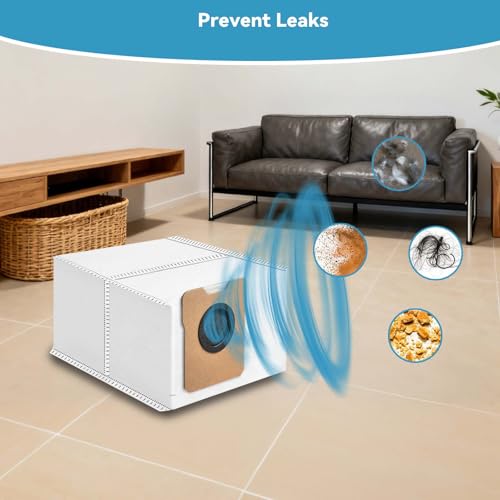 Image of WAIKAS 20 Pack C20 C10 Vacuum Bags for Eufy Omni C20, C10 Robot Vacuum Cleaners - Large Capacity Replacement Accessories