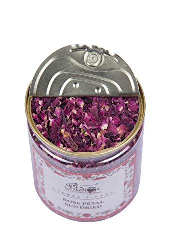 Image of The Indian Chai - Rose Petals Sun Dried 50g, Gulab Patti for Beautiful Hair & Skin, Food Grade Edible Fragrant Natural Healthy Best for Tea, Baking, Making Rose Water DIY