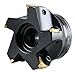Accusize Industrial Tools 3 inch Indexable Face Milling Cutter 90 Degree, Positive Rake with Tpg322, 2508-0018