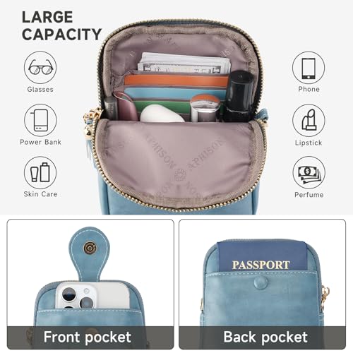 Image of KITEVIUN Small Crossbody Bags for Women, Lightweight Mini Cute Cell Phone Purse for Women with Tassel Shining Butterfly