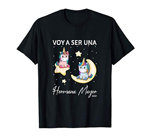 Niños Voy a ser una Hermana Mayor 2021 Camiseta