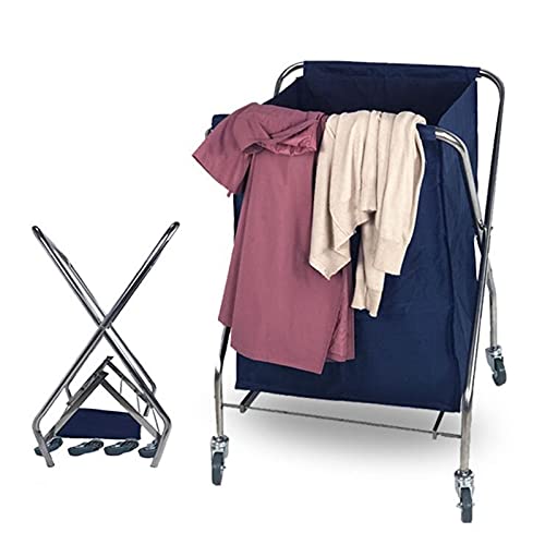 Carrito plegable para ropa con ruedas resistentes miniatura 4
