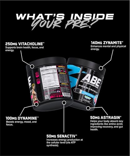 Image of All Black Everything Pre-Workout Powder | Preworkout Energy Drink Mix | 350mg Caffeine | Beta Alanine & Citrulline | Energy Supplement for Men & Women | Baddy Berry | 30 Servings