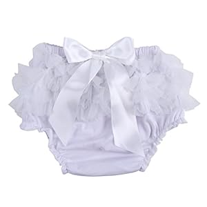 ICObuty Baby Girls Ruffle Bloomer Diaper Cover for Baby Girls Toddlers