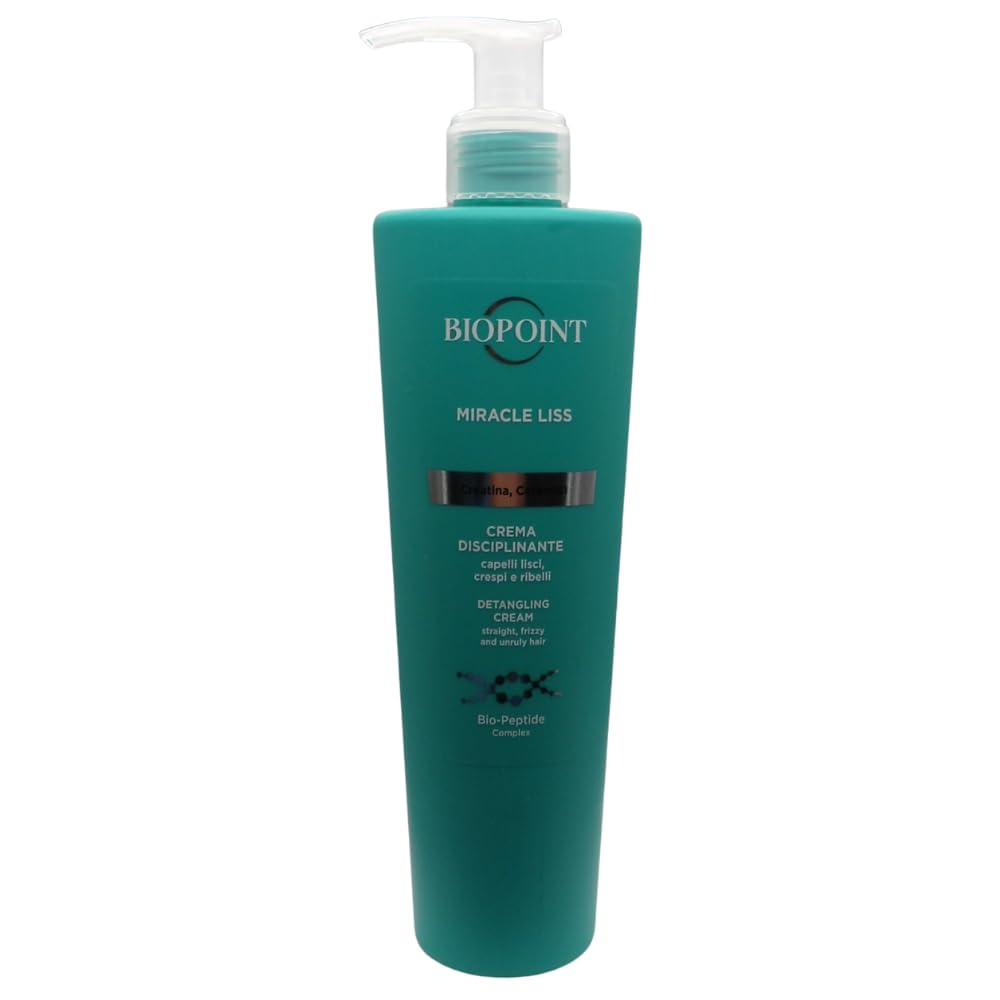 BIOPOINT SET MIRACLE LISS: SHAMPOO 200 ML + MASCHERA 200 ML + SPRAY 200 ML + CREMA 72H 200 ML + FASCIA CAPELLI