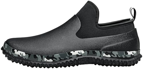 TENGTA Unisex Waterproof Garden Mud Shoes Mens Rubber Gardening Rain Boots for Women Car Wash Footwear2