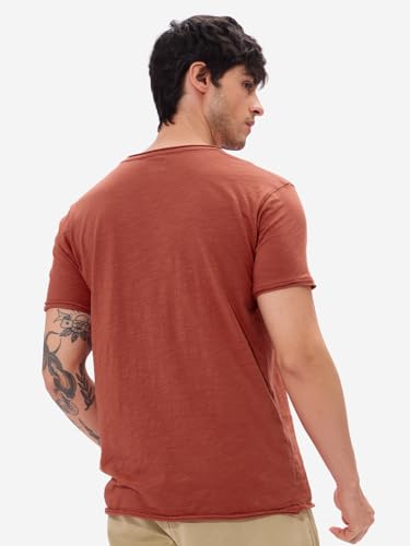 Image of The Souled Store Men's Cotton Regular Fit T-Shirt