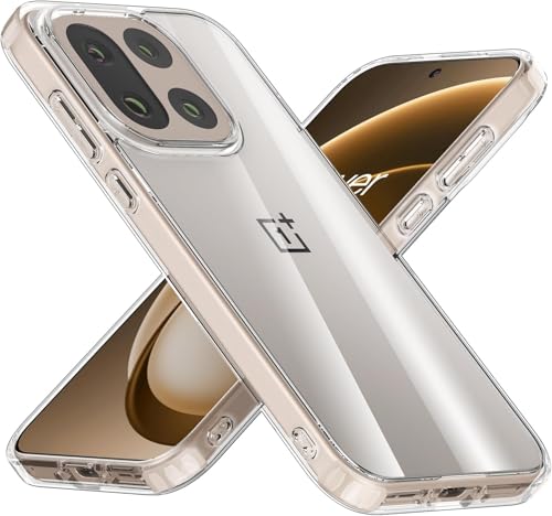 Image of REALCASE Silicone Oneplus 15 5G Back Cover Case, Scratch Resistant Protective Crystal Clear Transparent Shock Proof Bumper Back Cover Case for Oneplus 15 5G