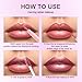 Kaely 2-in-1 Mauve Metallic Lipstick and Lip Liner Makeup, Shimmer Liquid Metallic Lipsticks for Women, Glitter Lip Gloss Stain Long Lasting Waterproof Smudge Proof 24 Hour, Vegan & Cruelty-Free, 16