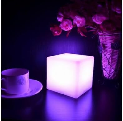 LED Light Cube 4 Inches - Night Light lamp - Bar Restaurant Table Lamp