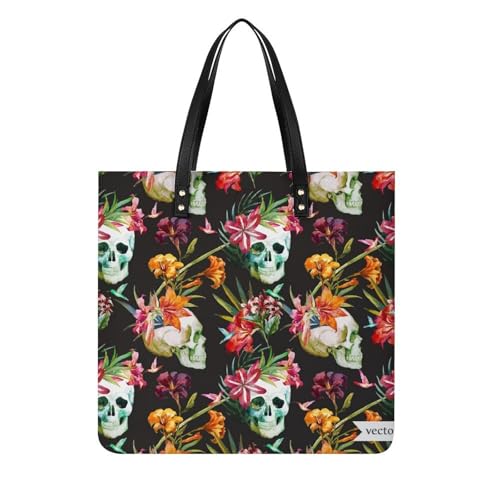 Sac de voyage fleurs et têtes de mort pour affirmer votre liberté