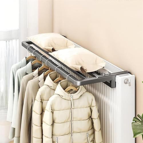 Adjustable Clothes Drying Rack for Radiators, Space-Saving Laundry Solution, Efficient Heater Drying, Ideal for Small Spaces, Sturdy & Versatile Design