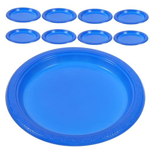 NAMOARLY 20pcs Plate Disposable Party Plates for Camping Festivals Birthdays Lightweight Easy to Use Food Holders for Serving Snacks and Meals